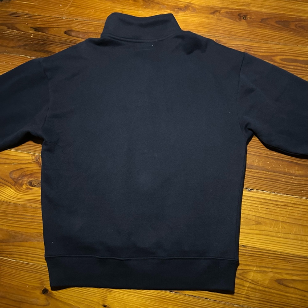 Navy and White NewYork Quater Zip Sweatshirt From Aeropostale Size Xs Women's - Picture 4 of 6